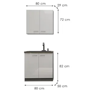 Obrazek Kuchnia Bianka 80cm Bez Blatu