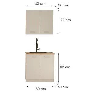 Obrazek Kuchnia Eko White 80cm Bez Blatu
