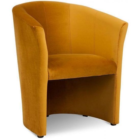 Obrazek Fotel kubełkowy Pur musztardowy