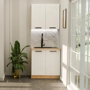 Obrazek Kuchnia Luna Biały/Artisan 80cm Bez Blatu