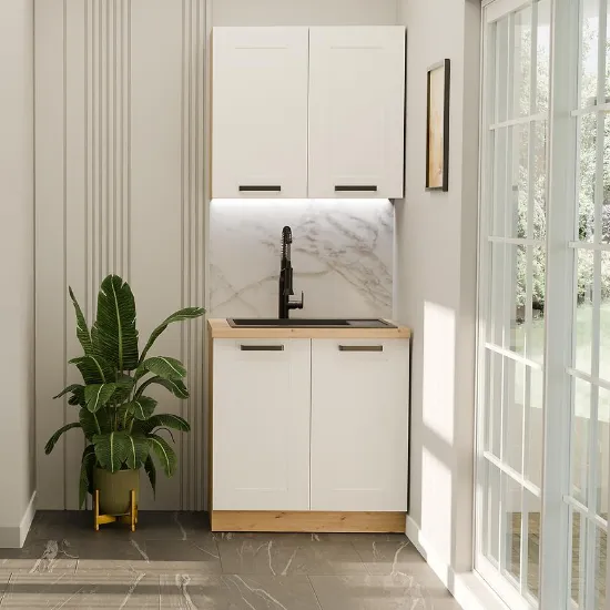 Obrazek Kuchnia Luna Biały/Artisan 80cm Bez Blatu