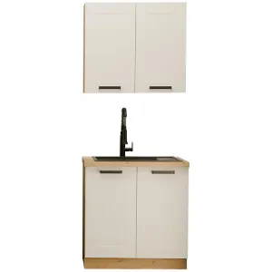 Obrazek Kuchnia Luna Biały/Artisan 80cm Bez Blatu