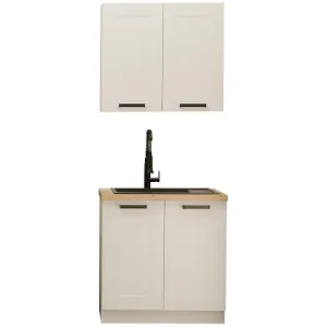 Obrazek Kuchnia Luna Biały/Biały 80cm Bez Blatu