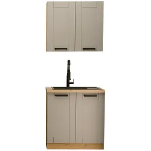 Obrazek Kuchnia Luna Claygrey/Artisan 80cm Bez Blatu