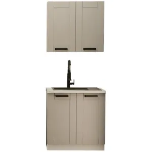 Obrazek Kuchnia Luna Claygrey/Biały 80cm Bez Blatu