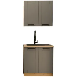 Obrazek Kuchnia Luna Dustgrey/Artisan 80cm Bez Blatu