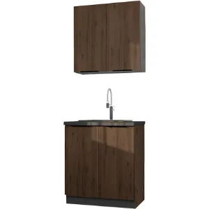 Obrazek Kuchnia Monza Orzech Okapi 80cm Bez Blatu