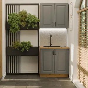 Obrazek Kuchnia Stilo Dustgrey/Artisan 80cm Bez Blatu