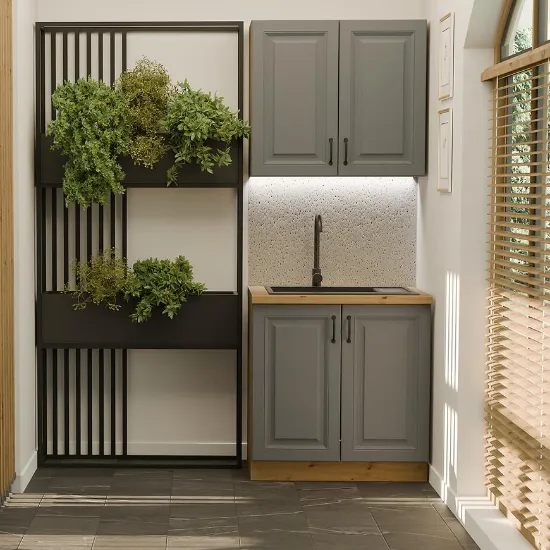 Obrazek Kuchnia Stilo Dustgrey/Artisan 80cm Bez Blatu