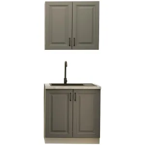 Obrazek Kuchnia Stilo Dustgrey/Biały 80cm Bez Blatu