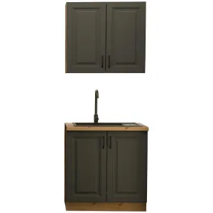 Obrazek Kuchnia Stilo Grafit/Artisan 80cm Bez Blatu