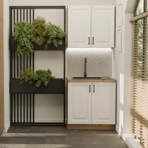 Obrazek Kuchnia Stilo Biały/Artisan 80cm Bez Blatu