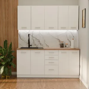 Obrazek Kuchnia Eko White 180cm Bez Blatu