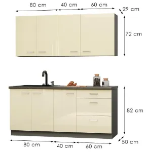 Obrazek Kuchnia Karmen 180cm Bez Blatu