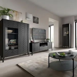 Obrazek Komoda Malumi M2 czarny