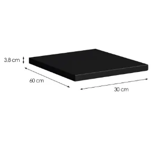Obrazek Blat Industry 30 cm czarny