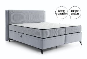 Obrazek Łóżko kontynentalne Selva 160x200 szary