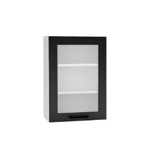 Obrazek Szafka kuchenna Denis WS50 PL czarny mat continental/biały