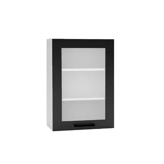 Obrazek Szafka kuchenna Denis WS50 PL czarny mat continental/biały