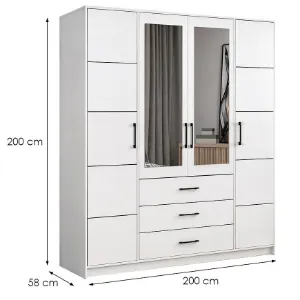 Obrazek Szafa Belluno 200 biała