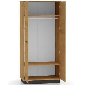 Obrazek Szafa Modesto 01 dąb/czarny