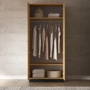 Obrazek Szafa Modesto 01 dąb/czarny