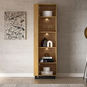 Obrazek Witryna Modesto 02 Dąb/Czarny