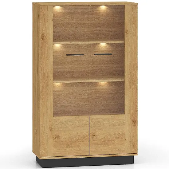 Obrazek Witryna Modesto 03 Dąb/Czarny