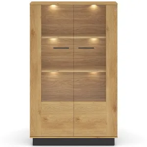 Obrazek Witryna Modesto 03 Dąb/Czarny