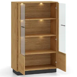 Obrazek Witryna Modesto 03 Dąb/Czarny