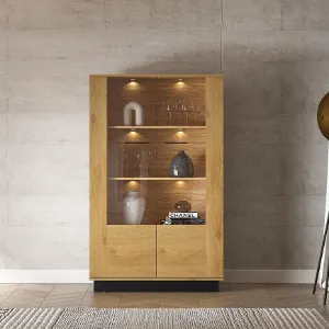 Obrazek Witryna Modesto 03 Dąb/Czarny