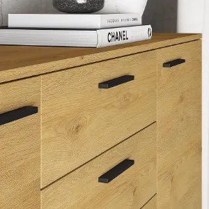 Obrazek Komoda Modesto 04 Dąb/Czarny