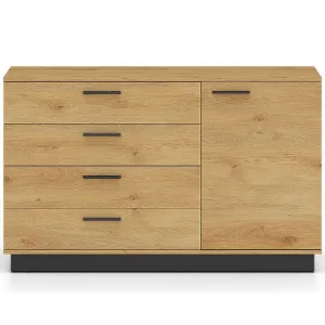 Obrazek Komoda Modesto 05 Dąb/Czarny