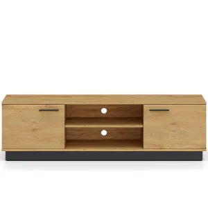 Obrazek SZAFKA RTV MODESTO 06 DĄB/CZARNY