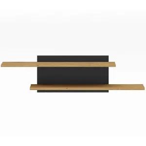 Obrazek PÓŁKA MODESTO 08 DĄB/CZARNY