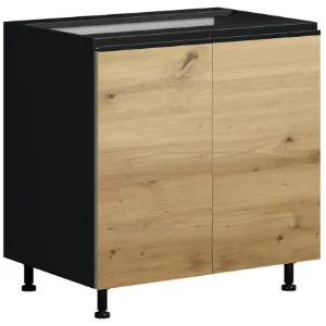 Obrazek Szafka Kuchenna Industry D80 czarny/artisan