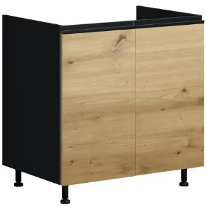 Obrazek Szafka Kuchenna Industry D80 ZL czarny/artisan