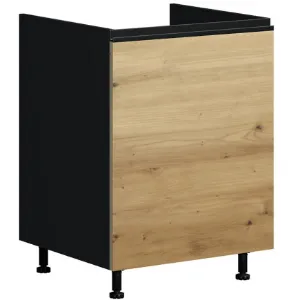 Obrazek Szafka Kuchenna Industry D60ZL czarny/artisan