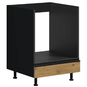 Obrazek Szafka Kuchenna Industry D60KU czarny/artisan