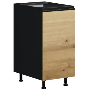 Obrazek Szafka Kuchenna Industry D40 czarny/artisan