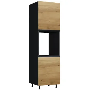 Obrazek Szafka Kuchenna Industry D60 KU czarny/artisan