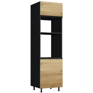 Obrazek Szafka Kuchenna Industry D60 KU czarny/artisan