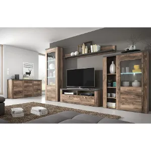 Obrazek Komoda wysoka Larona 1D satin nussbaum 44