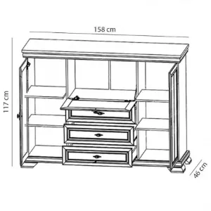 Obrazek Komoda Kora KK6P samoa king