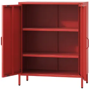 Obrazek Komoda Metalowa Vito Modern Red
