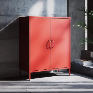 Obrazek Komoda Metalowa Vito Modern Red