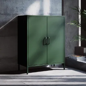 Obrazek Komoda metalowa Vito Modern Bottle Green
