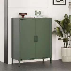 Obrazek Komoda metalowa Vito Modern Bottle Green