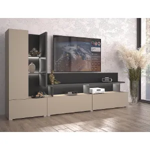 Obrazek Meblościanka Serio czarny/congo 09