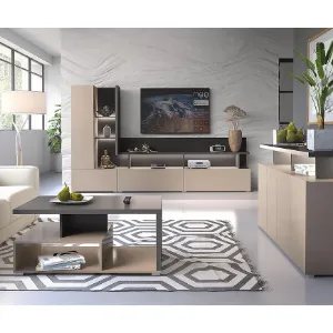 Obrazek Meblościanka Serio czarny/congo 09